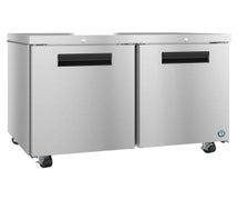 Hoshizaki UF48A-01 Freezer, Two Section Undercounter, Stainless Doors with Lock