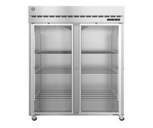 Hoshizaki R2A-FG Refrigerator, Two Section Upright, Full Glass Doors with Lock