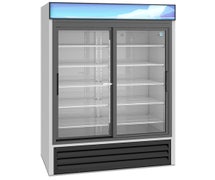 Hoshizaki RM-45-SD-HC Refrigerator, Two Section Glass Door Merchandiser