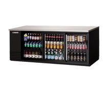 Everest EBB90G-SD Back Bar Refrigerator, 3 Section, 89-1/4"W