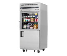 Everest EGSDH2 Reach-In Refrigerator/Freezer Combo, 1 Section, (2) Half-Doors