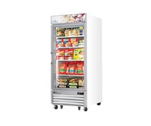 Everest EMGF23 Reach-In Glass Door Ice Cream Freezer, 1 Section, 23 Cu. Ft. Capacity