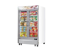 Everest EMGF36 Reach-In Glass Door Ice Cream Freezer, 2 Section, 36 Cu. Ft. Capacity