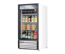 Everest EMGR10 Reach-In Glass Door Merchandiser Refrigerator, 1 Section, 10 Cu. Ft. Cap.