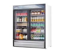 Everest EMSGR48 Reach-In Glass Door Merchandiser Refrigerator, 2 Section, 48 Cu. Ft. Cap.
