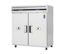 Everest ESWRF2 Reach-In Refrigerator/Freezer Combo, 2 Section, W Doors