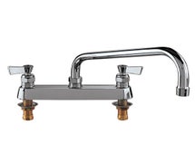 Fisher 57665 Deck-Mount Faucet with 8" Centers and 12" Swing Nozzle