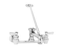 Fisher 8253 Service Sink Faucet with 8" Wall Control Valve and Lever Handles