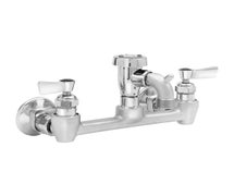 Fisher 19828 Service Sink Faucet with 8" Wall Control Valve and Lever Handles
