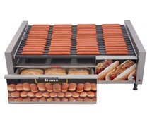 Star 30SCBDE Grill-Max Hot Dog Grill, Roller-Type With Integrated Bun Drawer