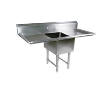 John Boos 1B16204-2D18 2 Compartment Pot Sink, (2) 18" Drainboards
