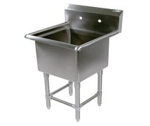 John Boos 1B16204 B-Series 1 Compartment Pot Sink, 21"W x 26"D