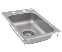Value Series One-Compartment Drop-In Sink with One 10"x14"x5" Bowl