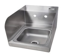 Pro-Bowl Hand Sink - 9"Wx9"Dx5"H Bowl Size, With Right and Left Side Splash