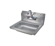 John Boos PBHS-W-1410-P Pro-Bowl Hand Sink - 14"Wx10"Dx5"H Bowl Size, With Faucet