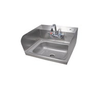 John Boos PBHS-W-1410-P-SSLR Pro-Bowl Hand Sink - 14"Wx10"Dx5"H Bowl Size, With Right And Left Side Splash