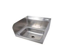 Pro-Bowl Hand Sink - 14"Wx10"Dx5"H Bowl Size, With Right And Left Side Splash