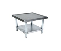 John Boos MS4-3030SSK-X Heavy-Duty Stainless Steel Mixer Table with Stainless Steel Undershelf, 30"x30" 
