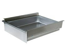 John Boos D04 Poly Friction Slide Drawer For E-Series Work Tables - Stainless Steel Interior
