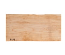 John Boos MPL-RST2112175 Maple Live Edge Wood Cutting Board, 21"x12"