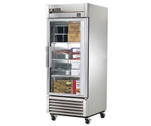 True TS-23FG Stainless Steel Reach-In Freezer - One Glass Door - 23 Cu. Ft., Right