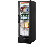 True T-11G-HC~TSL01 T-Series Slim Reach-In Refrigerator - One Glass Door - 19"W - Black