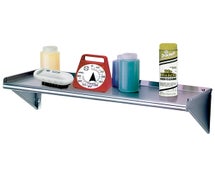 Advance Tabco WS-KD-48-X Heavy Duty Stainless Steel Wall Shelving - 60"Wx11-1/2"D Shelf