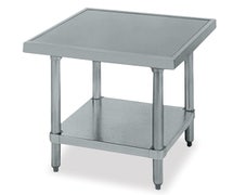 Advance Tabco AG-MT-242-X Stainless Steel Mixer Table with Galvanized Undershelf, 24"x24" 