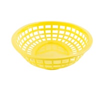 Tablecraft 1074 Oval Sandwich Basket, Yellow