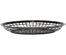 Jumbo Serving Basket 11-3/4"Wx8-7/8"Dx1-7/8"H, Oval, Black