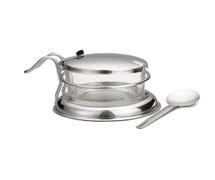 Tablecraft 357 Stainless Steel Condiment Jar Set, 6 oz.