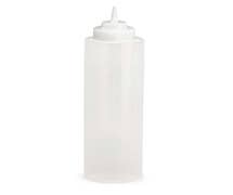 Allied Buying Corp SBC-16W Squeeze Bottle - One-End, Wide Mouth, 16 oz., Clear