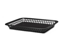 Tablecraft 1079 Rectangular Serving Basket 11-3/4"Wx8-1/2"D, Black