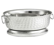 Tablecraft BT1815 Stainless Steel Oval Beverage Tub - Double Wall, 18"Wx8-3/4"Dx15-1/4"H