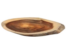 TableCraft 11300 Acacia Collection Oval Wood Serving Board, 16"x8"x3/4"