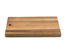 TableCraft 11291 Acacia Collection 12"x8" Rectangular Wood Serving Board
