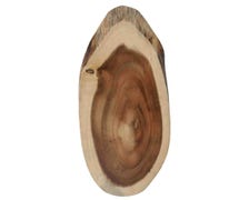 TableCraft 11301 Acacia Collection Oval Wood Serving Board, 20"x8"x3/4"
