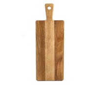 TableCraft 11292 Acacia Collection 20"x6" Rectangular Wood Serving Board