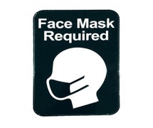 Tablecraft 10541 Face Mask Required Sign, 9"x6"