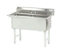Advance Tabco FC-2-1818 2 Compartment Pot and Dish Sink, 41"W