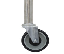 Advance Tabco TA-25G-4-X 5" Casters with Galvanized Legs, Set of 4