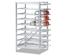 Advance Tabco CR10-162-X Full Size Stationary Aluminum Can Rack 