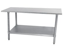 Advance Tabco TT-244-X Stainless Work Table with Shelf, 48"W, 24"D