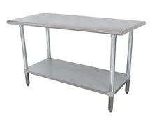 Advance Tabco AG-246 - Stainless Steel Work Table with Shelf, 72"W x 24"D