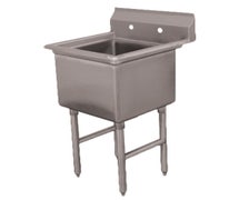 Advance Tabco FC-1-1620 Fabricated 1-Compartment Sink, No Drainboards