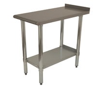 Advance Tabco FTS-3015-X Stainless Steel Equipment Filler Table with Stainless Steel Undershelf, 15"x30"