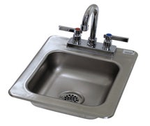 Advance Tabco - DI-1-25 - Drop-In Hand Sink - 12"Wx14"D Overall - 5" Deep Bowl