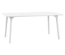 Compamia ISP690-WHI Maya Rectangle Table 55 inch White, EA of 1/EA
