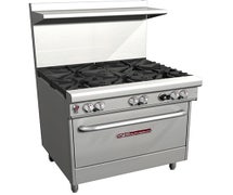 Southbend 4361D - 36"W Commercial Gas Range - 6 Burners, 1 Standard Oven, Natural Gas