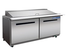 Kratos Refrigeration 69K-808 Commercial Mega-Top Sandwich/Salad Prep Table, 60"W, 24 Pan Capacity